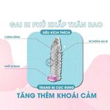 (Hộp 1 Cái) Bao Cao Su Đôn Dên Dành Cho Nam Giới Baile Đầu Rồng Rung Chính Hãng 741236