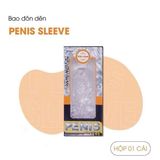 (Hộp 1 Cái) Bao Cao Su Đôn Dên Dành Cho Nam Giới Penis Sleeve - Rung Nhánh Chính Hãng 741234