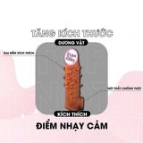 (Hộp 1 Cái) Bao Cao Su Đôn Dên Tăng Kích Thước Top Notch Gai Nổi, Chống Tuột Chính Hãng 741214