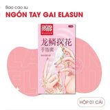 (Hộp 1 Cái) Bao Cao Su Ngón Tay Gai Elasun 1 Ngón Chính Hãng 741211
