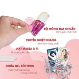 (Hộp 120 Cái) Bao Cao Su Gia Đình Fremen Gai Điểm Nổi Chính Hãng 741202