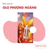 (Hộp 1 Cái) Bao Cao Su Gai Bi Lớn Olo Phượng Hoàng Chính hãng