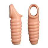 (Hộp 1 Cái) Bao Cao Su Đôn Dên Khúc Giữa Tăng Kích Thước Yunman Chống Tuột - Kiểu Gân Soắn Chính Hãng 741189
