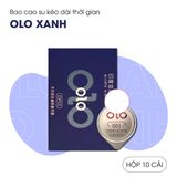 (Hộp 10 Cái) Bao Cao Su Kéo Dài Thời Gian, Mát Lạnh Olo Xanh Chính hãng 741180