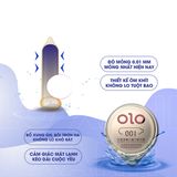 (Hộp 10 Cái) Bao Cao Su Kéo Dài Thời Gian, Mát Lạnh Olo Xanh Chính hãng 741180