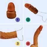 (Hộp 1 Cái) Bao Cao Su Đôn Dên Tăng Kích Thước Top Notch Reinforcing Gân Chính Hãng 741175