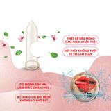 (Hộp 12 Cái) Bao Cao Su Siêu Mỏng SO Classic Hương Vani Chính Hãng 741158