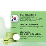 (Hộp 10 Cái) Bao Cao Su Siêu Mỏng Ome Invisible Mát Lạnh Chính Hãng 741156