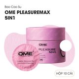 (Hộp 10 Cái) Bao Cao Su Kéo Dài Thời Gian Ome Pleasuremax 5in1 Chính Hãng 741154