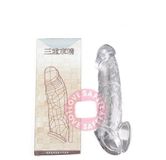 (Hộp 1 Cái) Bao Cao Su Đôn Dên Kiểu Trơn Trong Suốt Chống Tuột Chính Hãng 741130