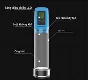 Máy Tập Kéo Dài Dương Vật Tự Động Pin Sạc LCD G4 648458