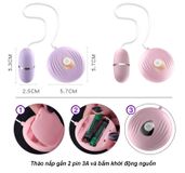Trứng Rung Mini Hình Vỏ Sò Kích Sướng Hoàn Hảo Cho Quý Cô 649625 663955