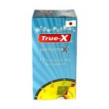 (HỘP 12 CÁI) BAO CAO SU TRUE-X XANH CHÍNH HÃNG 740994