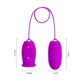 Trứng Rung Liếm Pretty Love Daisy 2 Đầu Kích Thích Đa Điểm Cực Phê