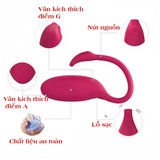 Trứng Rung Hồng Hạc Magic Motion Flamingo Kết Nối Bluetooth 651108