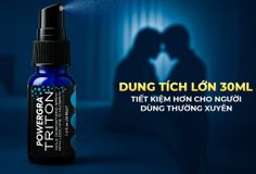 Gel bôi trơn dạng xịt dành cho nam Powergra Triton 30ml