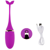 Trứng Rung Không Dây Cá Heo 10 Chế Độ Private Massager 652757
