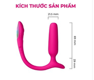 Trứng rung hậu môn Lovense Lush Anal Chính hang 