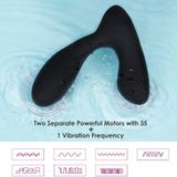 SVAKOM Vick Dụng Cụ Tình Dục Hậu Môn 2 Động Cơ Rung Điều Khiển Từ Xa 653799