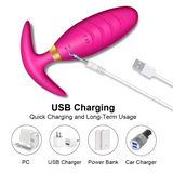Máy Rung Mini Usb Điều Khiển Từ Xa Rung 10 Chế Độ 653815 663851