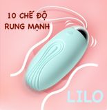 Trứng Rung Tình Yêu Lilo Sạc USB Remote Điều Khiển Từ Xa 655228