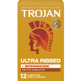 Bao cao su có siêu gai gân Trojan Ultra Ribbed | Hộp 12