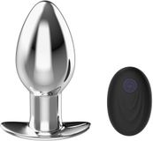Phích rung cắm hậu môn inox rung đa chế độ Massager