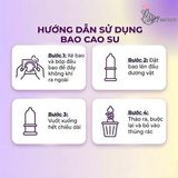 Bao cao su size nhỏ 46mm HBM 46 | Hộp 10 cái | 660920