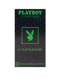 | Playboy 4 Play Pleasure | Bao cao su gân, gai, bạc hà, cung cấp nhiều gel | Hộp 12 Cái | 661612
