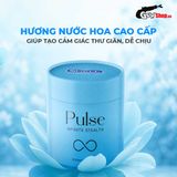 Bao cao su Shell Pulse Infinite Stealth - Hương nước hoa cao cấp, siêu mỏng, kéo dài - Hộp 10 cái