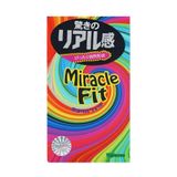 Bao cao su Sagami Six Fit V Miracle Fit - Thiết kế 3D ôm sát, siêu mỏng - Hộp 10 cái 662092