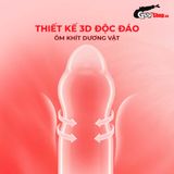 Bao cao su Sagami Six Fit V Miracle Fit - Thiết kế 3D ôm sát, siêu mỏng - Hộp 10 cái 662092