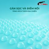 Bao cao su Powergra Promax - Gân sọc và điểm nổi, kéo dài, hương trái cây - Hộp 10 cái 662099