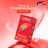 Bao cao su Powergra Classic - Siêu mỏng, truyền nhiệt nhanh, hương trái cây - Hộp 10 cái 662102