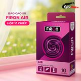 Bao cao su Firon Air - Siêu mỏng, kéo dài thời gian, hương vani - Hộp 10 cái 662109
