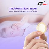 Bao cao su Firon Max 54 - Size 54mm, siêu mỏng, kéo dài thời gian - Hộp 3 cái