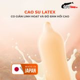 Bao cao su Sagami Xtreme Love Me Gold Orange - Siêu mỏng, nhiều gel bôi trơn - Hộp 10 cái 662121