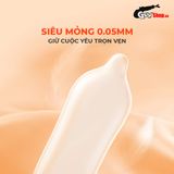 Bao cao su Okamoto Skinless Skin Orange Super Lubricative - Hương cam - Hộp 10 cái 662141