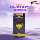 Bao cao su Okamoto Crown - Siêu mỏng nhẹ và mềm mại - Hộp 10 cái 662152