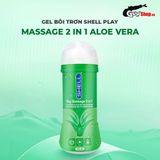 Gel bôi trơn Shell Play Massage 2 in 1 Aloe Vera - Chai 200ml 662192