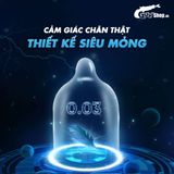 Bao cao su Ropockon Cung Bảo Bình - Mỏng 0.03mm, hương dâu - Hộp 12 cái 662294