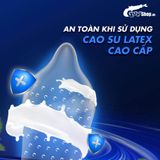 Bao cao su Muaisi Imported Latex Blue - Có hạt - Hộp 12 cái 662295