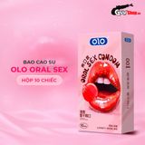Bao cao su quan hệ miệng OLO Oral Sex - Siêu mỏng - Hộp 10 cái 662347