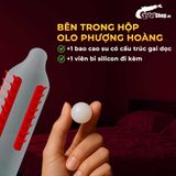 Bao cao su OLO Phượng hoàng - Gai đứng - Hộp 1 cái + 1 bi silicon 662388