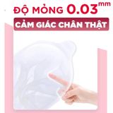 Bao cao su Sagami Exceed 2000 - Siêu mỏng 0.03mm - Hộp 12 cái 662434