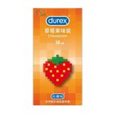 Bao cao su Durex Strawberry - Hương dâu, 56mm - Hộp 12 cái 662442