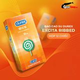 Bao cao su Durex Excita Ribbed - Gân nổi - Hộp 12 cái 662444