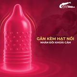 Bao cao su Durex Pleasuremax - Size lớn 56mm, gân và điểm nổi - Hộp 12 cái 662447