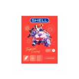 Bao cao su Shell Tropical Prolong - Siêu mỏng, kéo dài thời gian, hương hoa quả nhiệt đới - Hộp 3 cái
