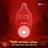 Bao cao su Shell Tropical Prolong - Siêu mỏng, kéo dài thời gian, hương hoa quả nhiệt đới - Hộp 3 cái